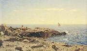 Eugen Ducker On the Seashore oil on canvas